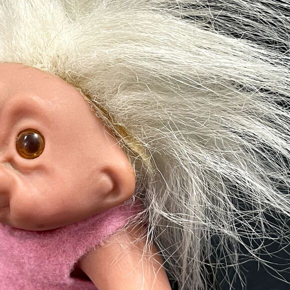 Dam 1986 Troll Pink Dress Vtg Slight Condition Issues - Picture 3 of 7